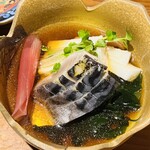 割烹 ちばな - 〆鯖と長芋の土佐酢