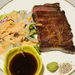 割烹 ちばな - もとぶ牛ステーキ（サーロイン）
