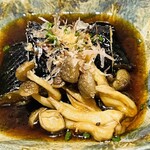 割烹 ちばな - 秋茄子としめじの揚げ出し