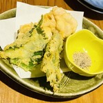 割烹 ちばな - 白子天ぷら