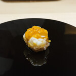 くるますし - イセエビ握り 味噌掛け炭火炙り