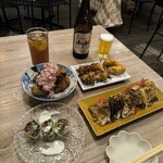春巻きとよだれ鶏 酔いしば - 