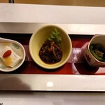 せんざん - 前菜三種