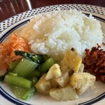 ホンジツノカレー - ライスにアチャール