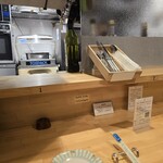 カジュアルフレンチBar 7FUKU - 私が初めてMaoさんを見た席から写真ですよ(*ˊᗜˋ)