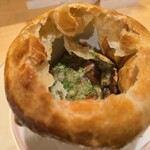 カジュアルフレンチBar 7FUKU - アワビとマッシュルームのパイの包み焼き