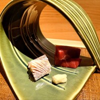 京橋 鮨 好日 - 本鮪と鯵のお造り