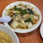 東天紅 - あんかけヤキソバ