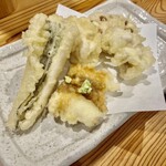 しんのすけ - おまかせ天ぷら三種盛り