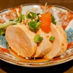 飲んべぇ食堂 らくだ屋 - あん肝ポン酢(少なくしてもらってます)