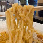食堂 はせ川 - ツルツル感マックスの中太麺