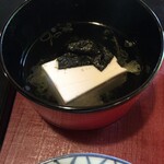 瓢亭 - 初めての鮪節のお吸い物