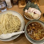 中華そば 笑歩 - 特製辛いつけそば¥1,470＋大盛¥150