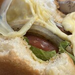 ダイヤモンド ダスト カフェ - ハンバーガーにもホットドッグにもオニオンが好き