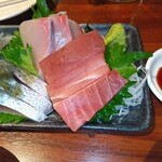 手作り大衆居酒屋 二十八萬石 - 刺身３点盛り