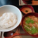 小布施 寄り付き料理 蔵部 銀座 - 特製とろろご飯