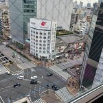 小布施 寄り付き料理 蔵部 銀座 - 眼下には三原橋交差点と歌舞伎座