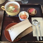 うす焼きカフェ 豆まめ - モーニング