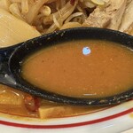 蒙古タンメン中本 - スープアップ