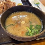 とんかつ しお田 - 豚汁（2025年1月13日撮影）