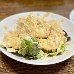 雪谷飯店 - エビマヨハーフ