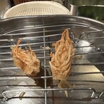 天吉 - 活車海老の頭