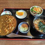 越谷砂場 - 料理写真:カレー丼セット　¥1430