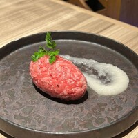 東京焼肉 黒木 - 白ユッケ（塩）