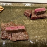 特選近江牛レストラン ティファニー - 近江牛ステーキ盛り合わせ