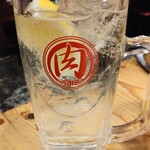 分倍河原 肉流通センター - HH生レモンサワー32円(通常329円)を濃いめ32円=64円