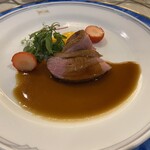 にっぽん丸 - 鴨胸肉のロティ　ソース　ビガラード