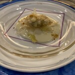 にっぽん丸 - 真鱈のベニエ　白子のソース