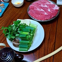 はり重 道頓堀本店 - すき焼きの具材