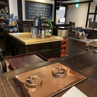 御影蔵 丸ビル - カウンターに酒燗