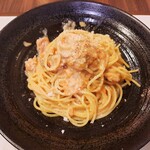 il Ktutti - パスタは豚の煮込み軽いクリームソース、こっくりコク深くシチューのように濃厚でクリーミー♪豚肉もホロッとほぐれる柔らかさ