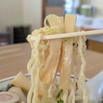 喜多方ラーメン 天高盛 - メンマとネギの食感がナイス