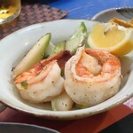 大八 - えびと祝蕾の炒め