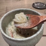 Itsuki - 運ばれてきた瞬間にズワイ蟹の良い香り♡旨味や香りそれに負けない月光百合根の甘味がたまりません。百合根ってこんなに甘かったかな？と思う衝撃や驚きがあります。