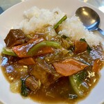 翡翠楼 本店 - 牛バラ肉かけご飯