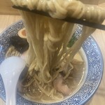 煮干専門 あたふた - 全粒粉中太平打ちストレート麺