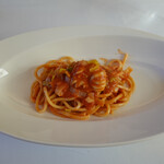 リストランテ・マッサ - 鯛の白子とポロ葱のトマトソース