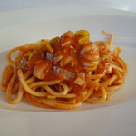 リストランテ・マッサ - 鯛の白子とポロ葱のトマトソース