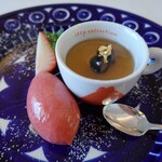 リストランテ・マッサ - 黒豆のパンナコッタ