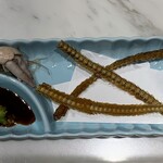 うなぎ 魚政 - 骨せんべいときも