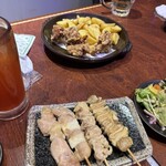 全席個室居酒屋 食べ放題 かなで - 揚げ物と焼き鳥