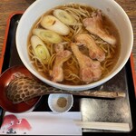 石挽　手打ち　いわもと - 【2025/1】鴨南蛮そば全景