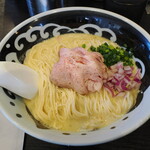 弘明寺丿貫 - 浅利の酒粕クラムチャウダーソバ1150円