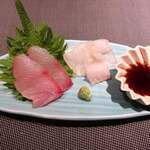 横浜 夜景 鉄板焼＆ステーキ 祥鳳 - 勘八（天然）/平目（天然）