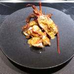 横浜 夜景 鉄板焼＆ステーキ 祥鳳 - 伊勢海老の鉄板焼　～アメリケーヌソースで～