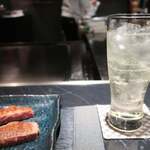 横浜 夜景 鉄板焼＆ステーキ 祥鳳 - スーパーニッカ ハイボール